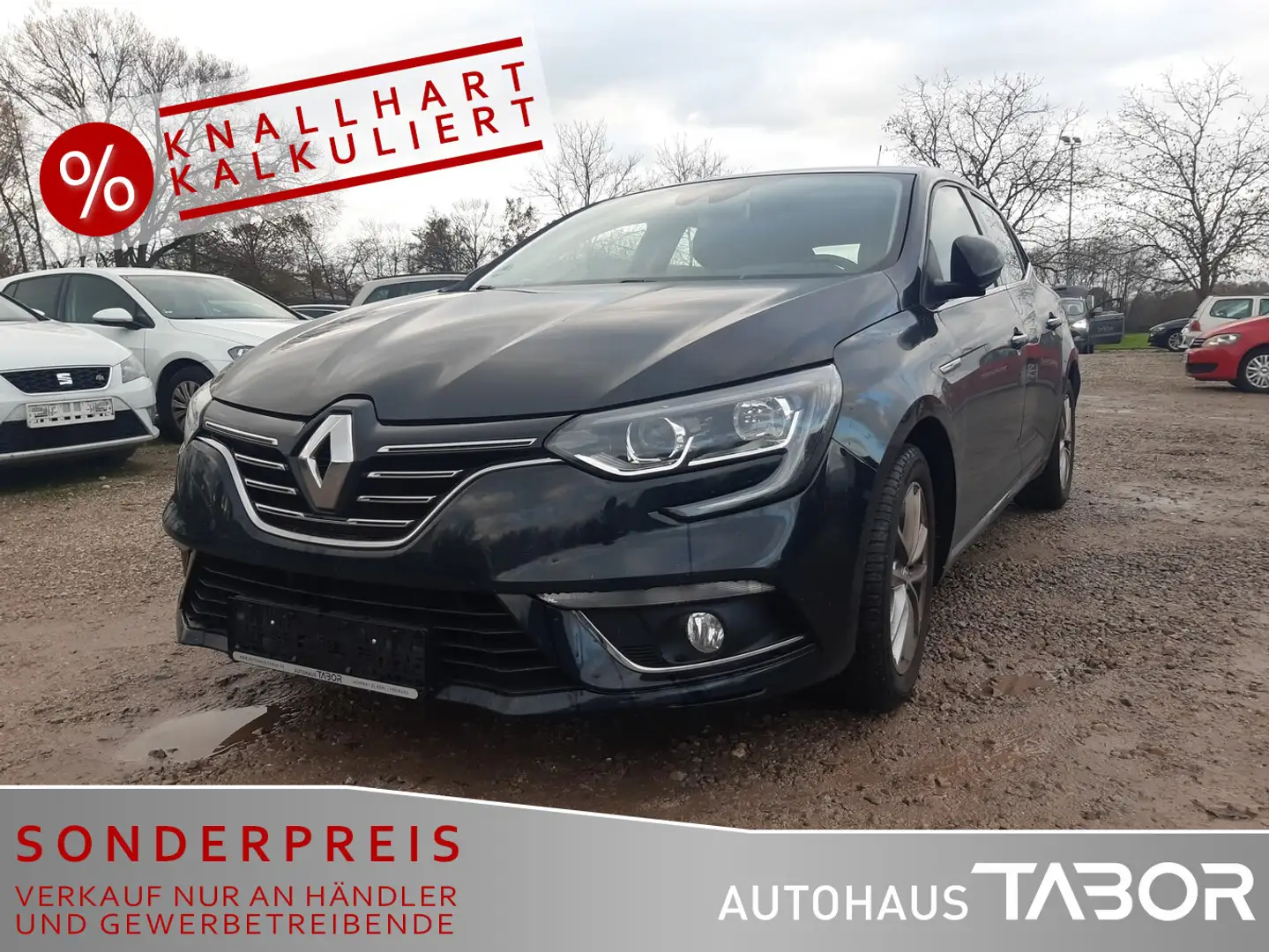 Renault Megane IV 1.2 TCe 130 Intens Navi PDC SHZ LM GRA Schwarz - 1