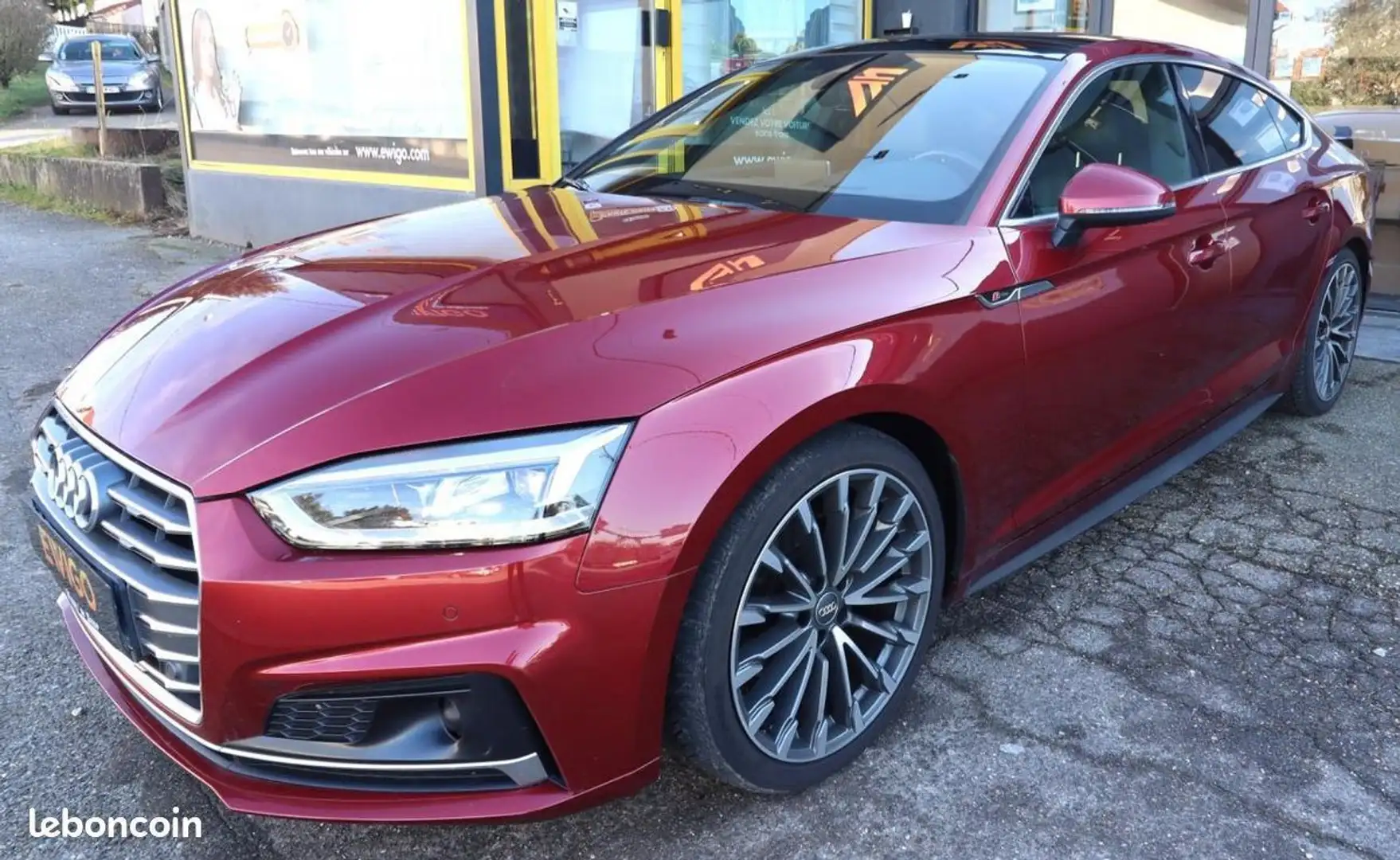 Audi A5 2.0 40 TFSI 190 CH HYBRID AVUS PACK S-LINE S-TRONI Rouge - 2