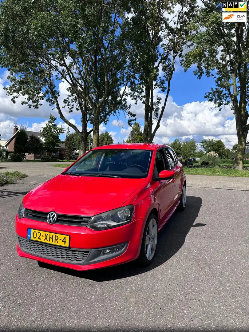 Volkswagen Polo 1.2-12V Comfortline- RECENT GROTE ONDERHOUD- AURCO Rot - 1