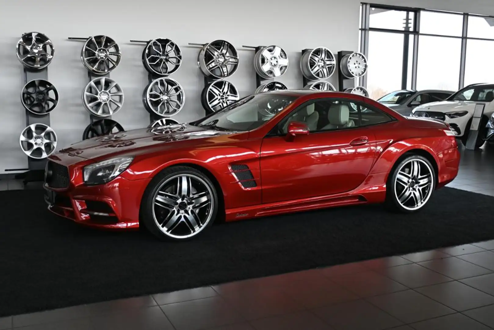 Mercedes-Benz SL 400 Lorinser PTS/COMAND/PANORAMA/SITZHEIZUNG Rouge - 1