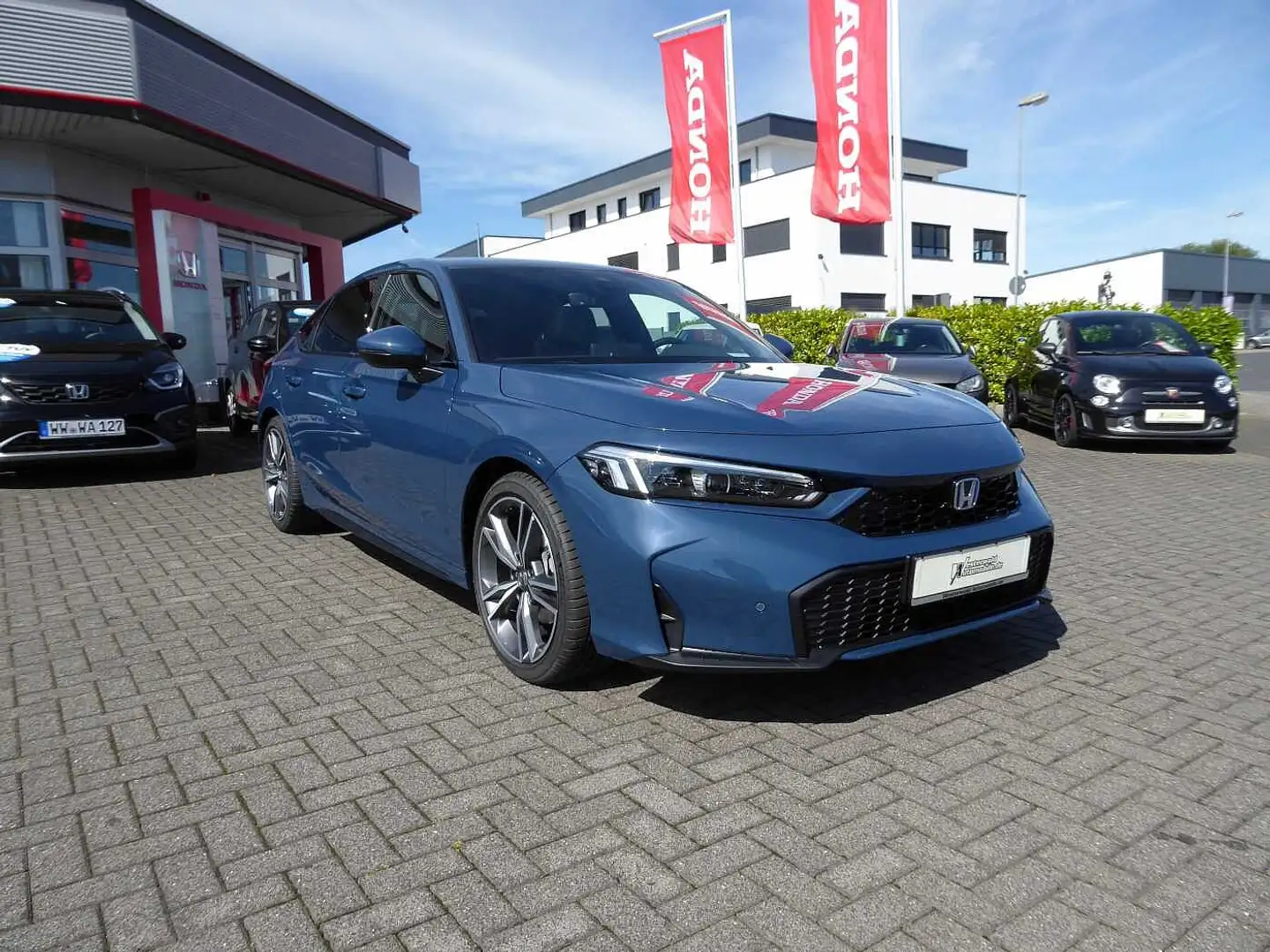 Honda Civic e:HEV 2.0 i-MMD Hybrid Facelift Advance / AHK Bleu - 2