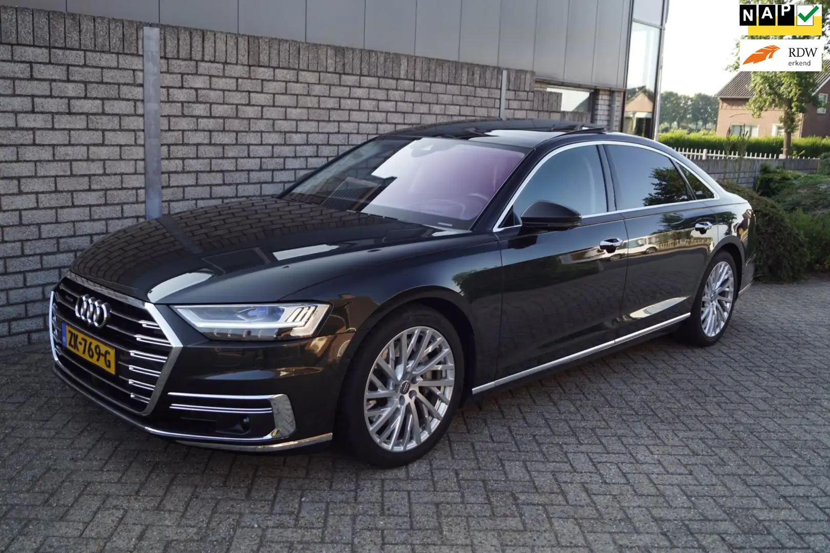 Audi A8 55 TFSI Quattro Lang Pro Line Plus Autom Bom Volle Grijs - 1