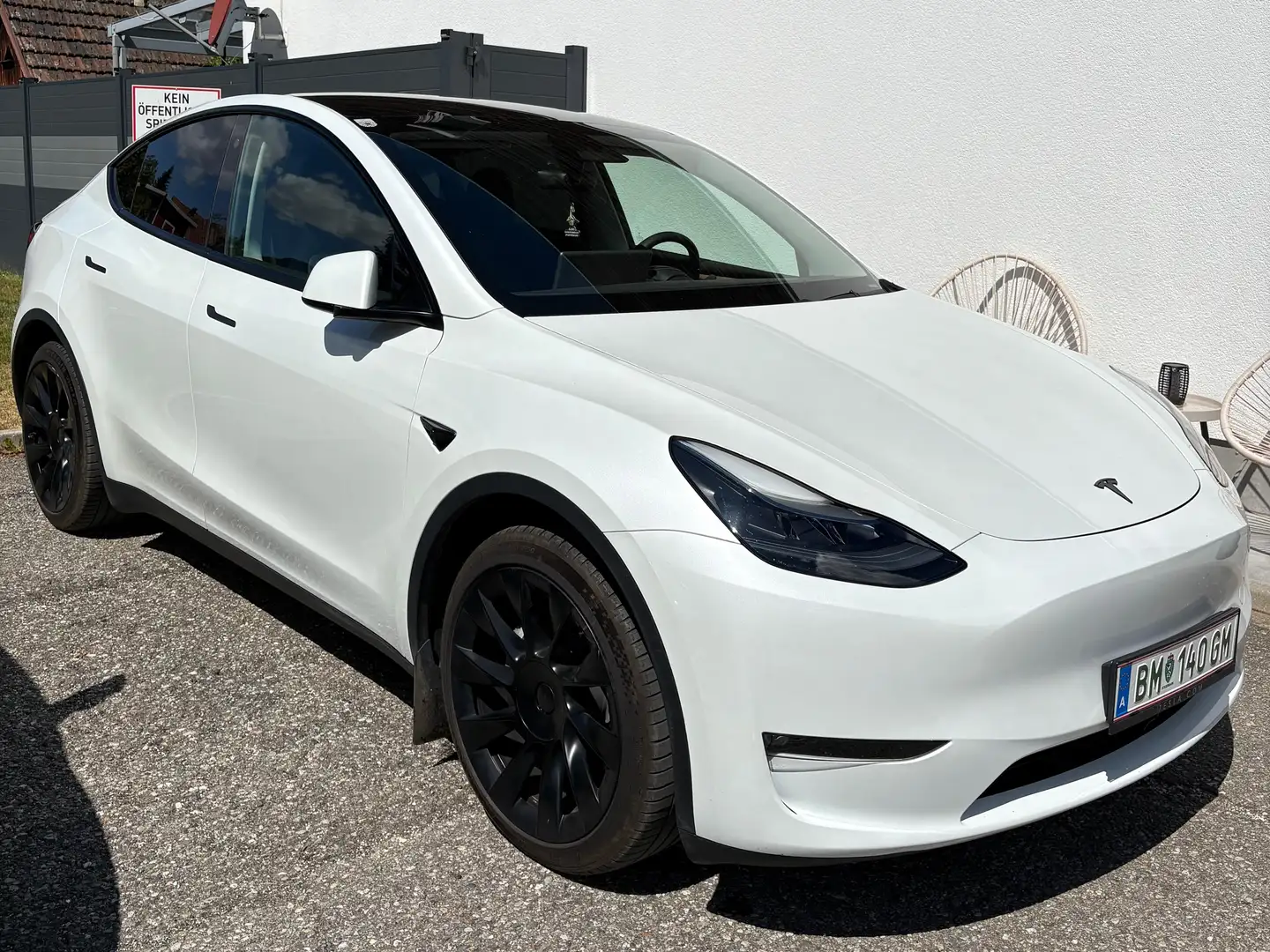 Tesla Model Y Model Y Long Range AWD 79kWh Weiß - 1