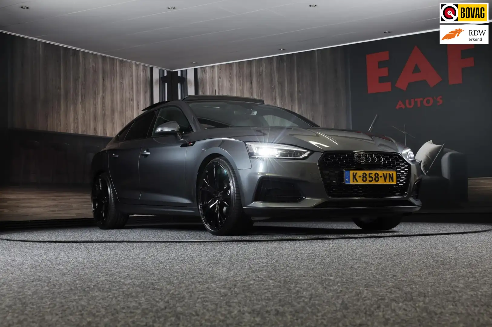 Audi A5 Sportback 40 TFSI S Line / AUT / Elek Stoelen / Vi Grey - 1