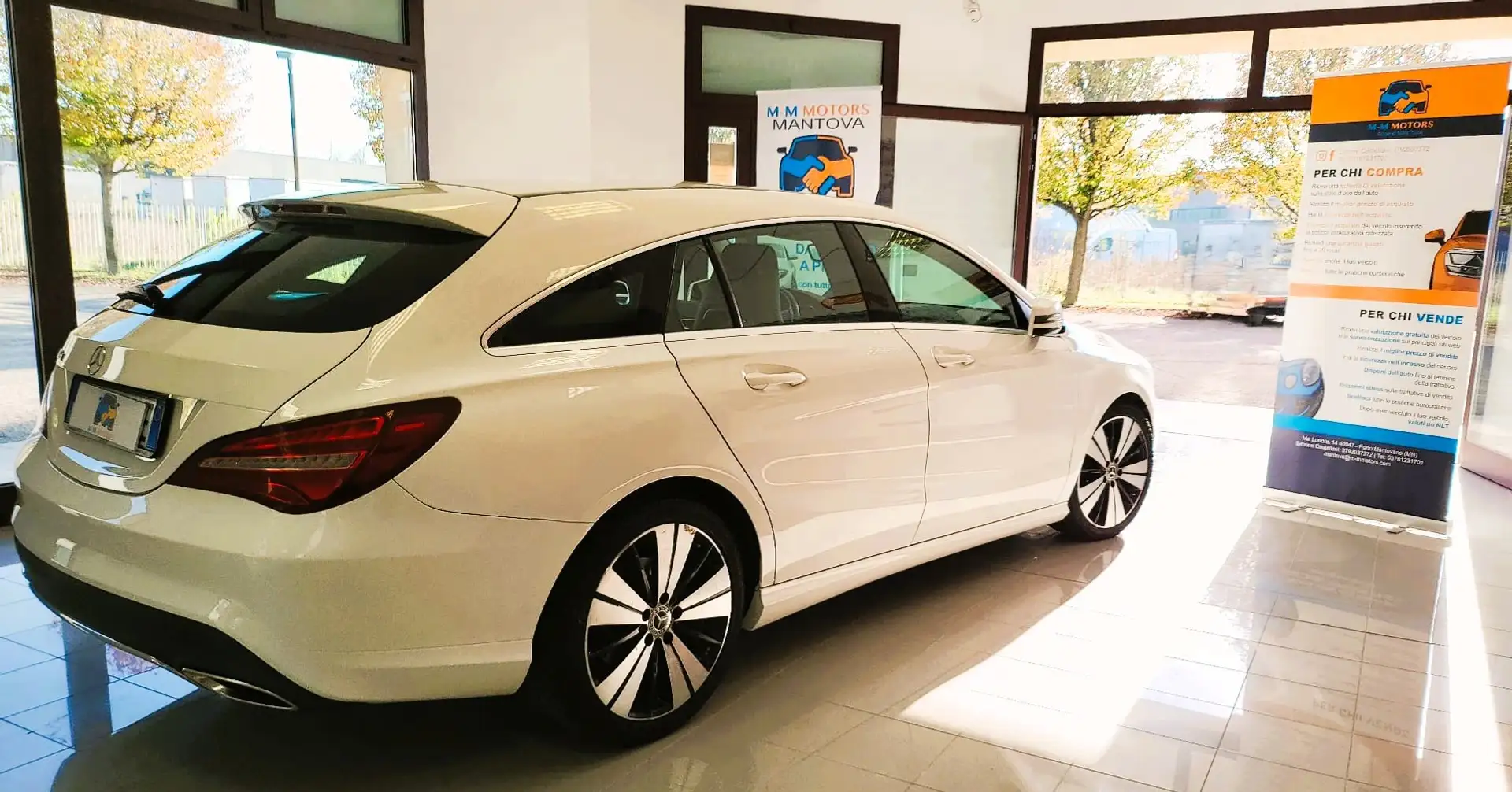 Mercedes-Benz CLA 200 CLA 200D-Shooting Brake- Sport- Autom.-136CV Weiß - 1