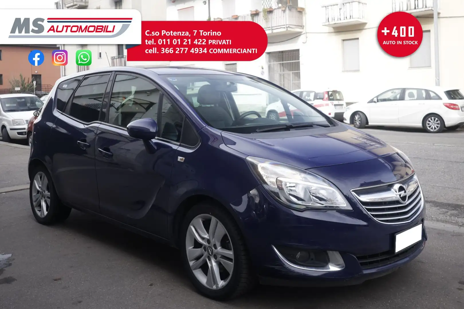 Opel Meriva Opel Meriva 1.6 CDTI 110CV Start&Stop Cosmo Unico Blu/Azzurro - 1
