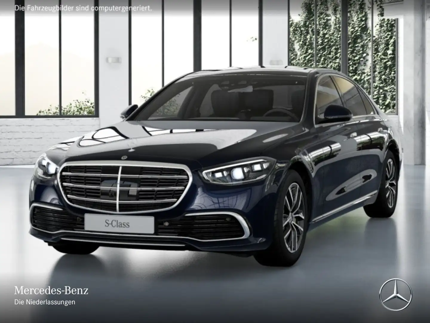 Mercedes-Benz S 400 d 4M PANO+360+MULTIBEAM+FAHRASS+HUD+KEYLESS Blau - 2