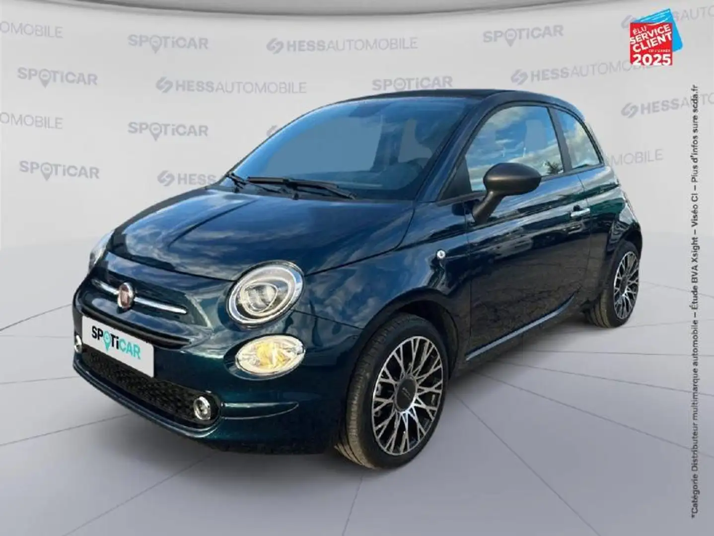 Fiat 500C 1.0 70ch BSG S/S Pack Confort Vert - 1