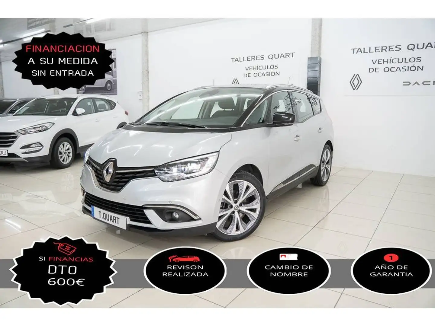 Renault Grand Scenic dCi Zen Blue 110kW Gris - 1