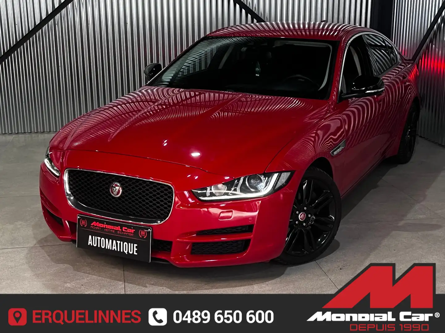 Jaguar XE 2.0 D AWD Pure (EU6.2) * Auto * Garantie * Rojo - 1