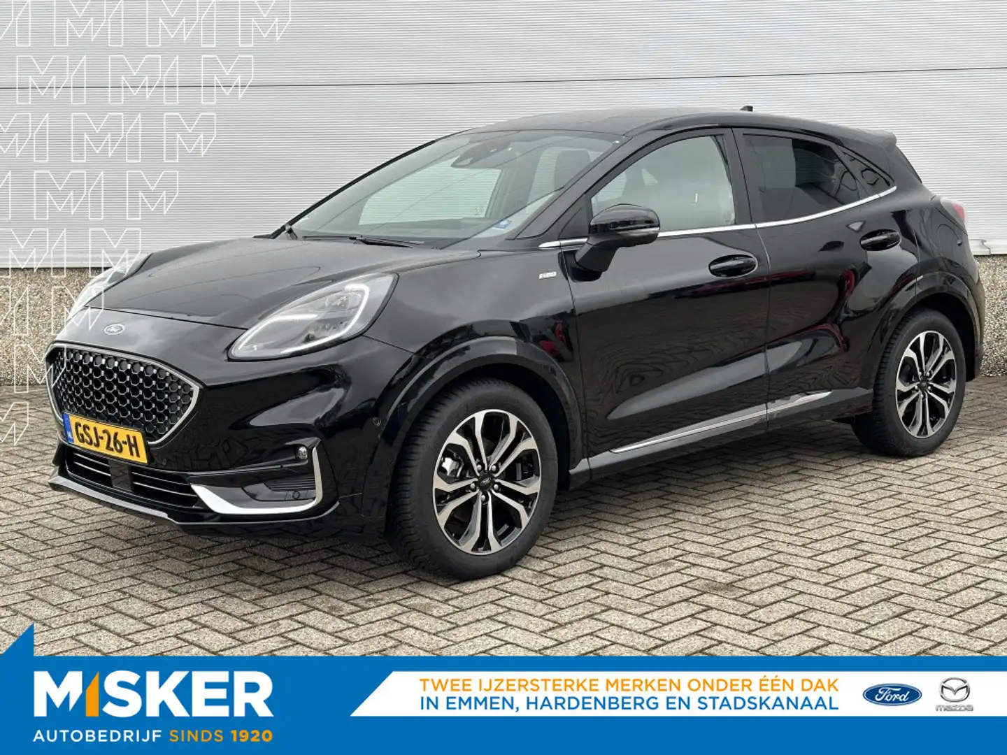 Ford Puma 155PK! EB Hybrid ST-Line. Vignale DRIVERPACK! KEYL Zwart - 1