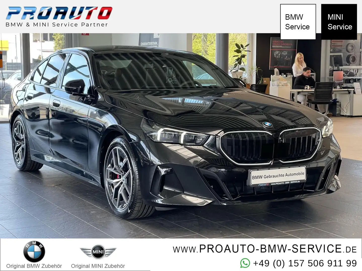BMW 520 d M Sport Pro K.Zg/HUD/Pano/A-LED/360°Kam/H-K Schwarz - 1