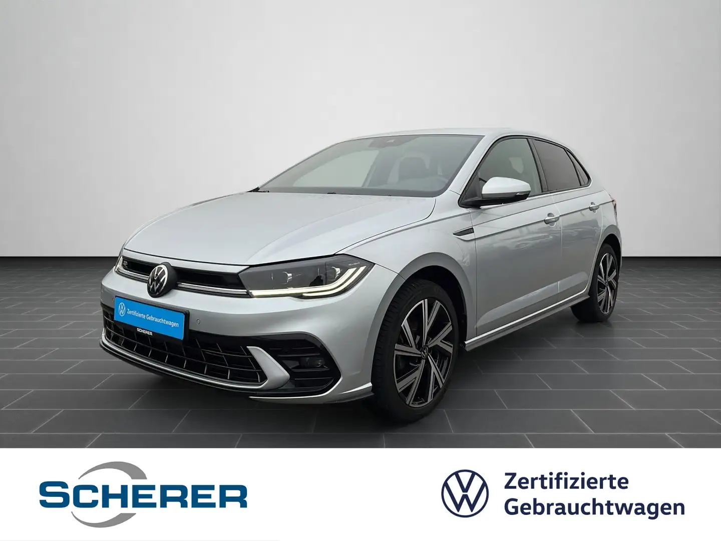 Volkswagen Polo R line 1.0 TSI IQ.LIGHT NAVI SHZ EPH Silber - 1