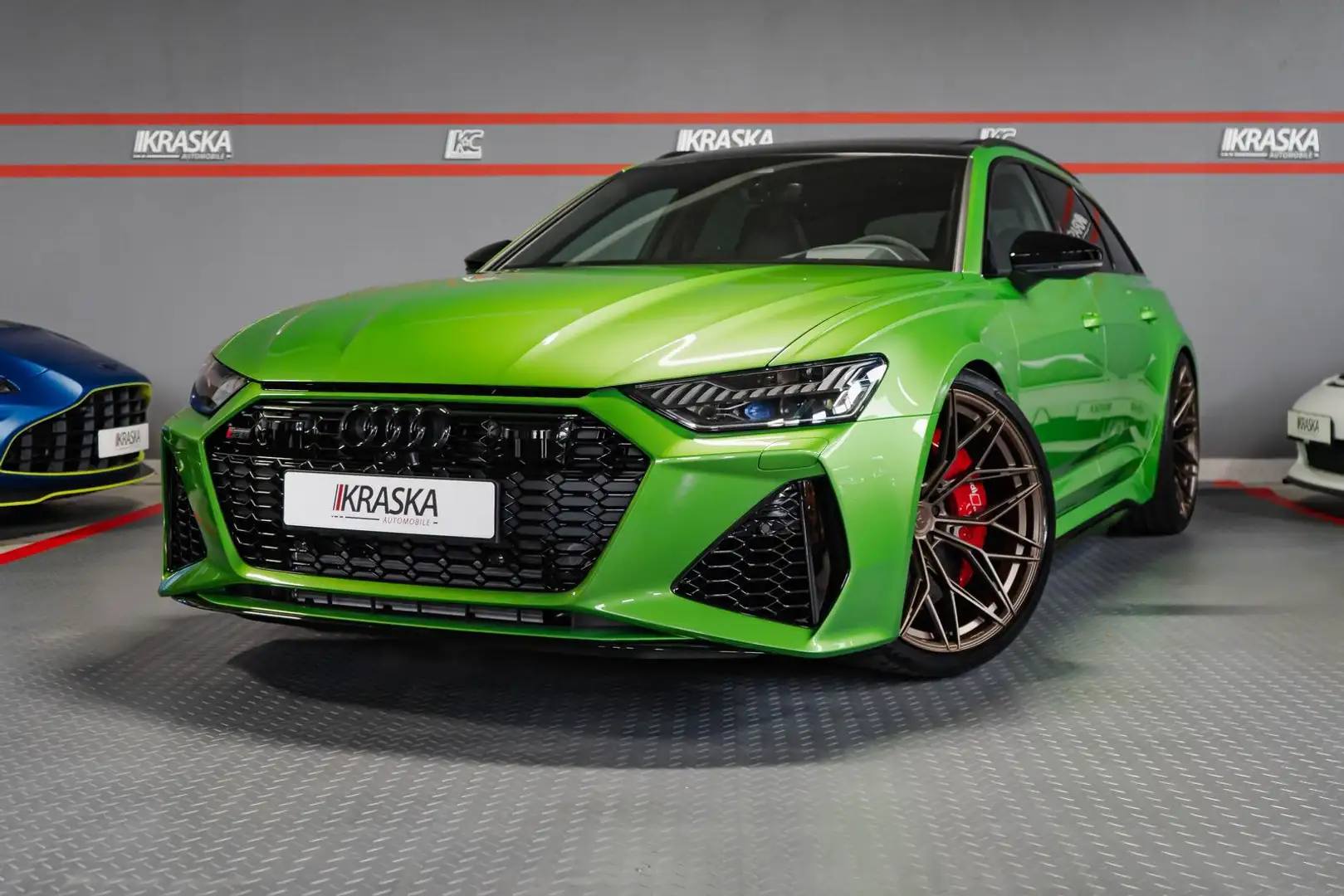 Audi RS6 4.0 TFSI quattro PANO B&O STHZ KERAMIK MTM Grün - 2