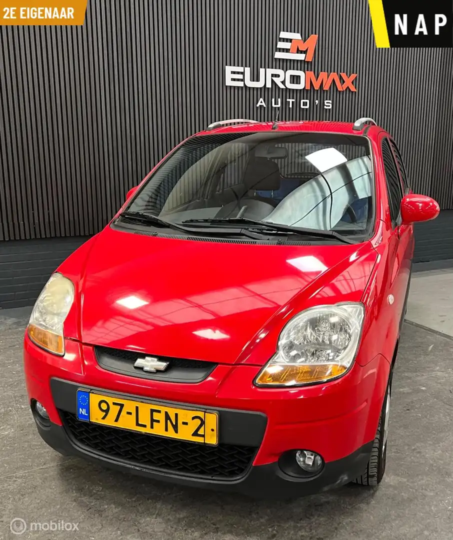Chevrolet Matiz 0.8 Style 2e eigenaar/NAP/Airco/Elekt ramen Piros - 1