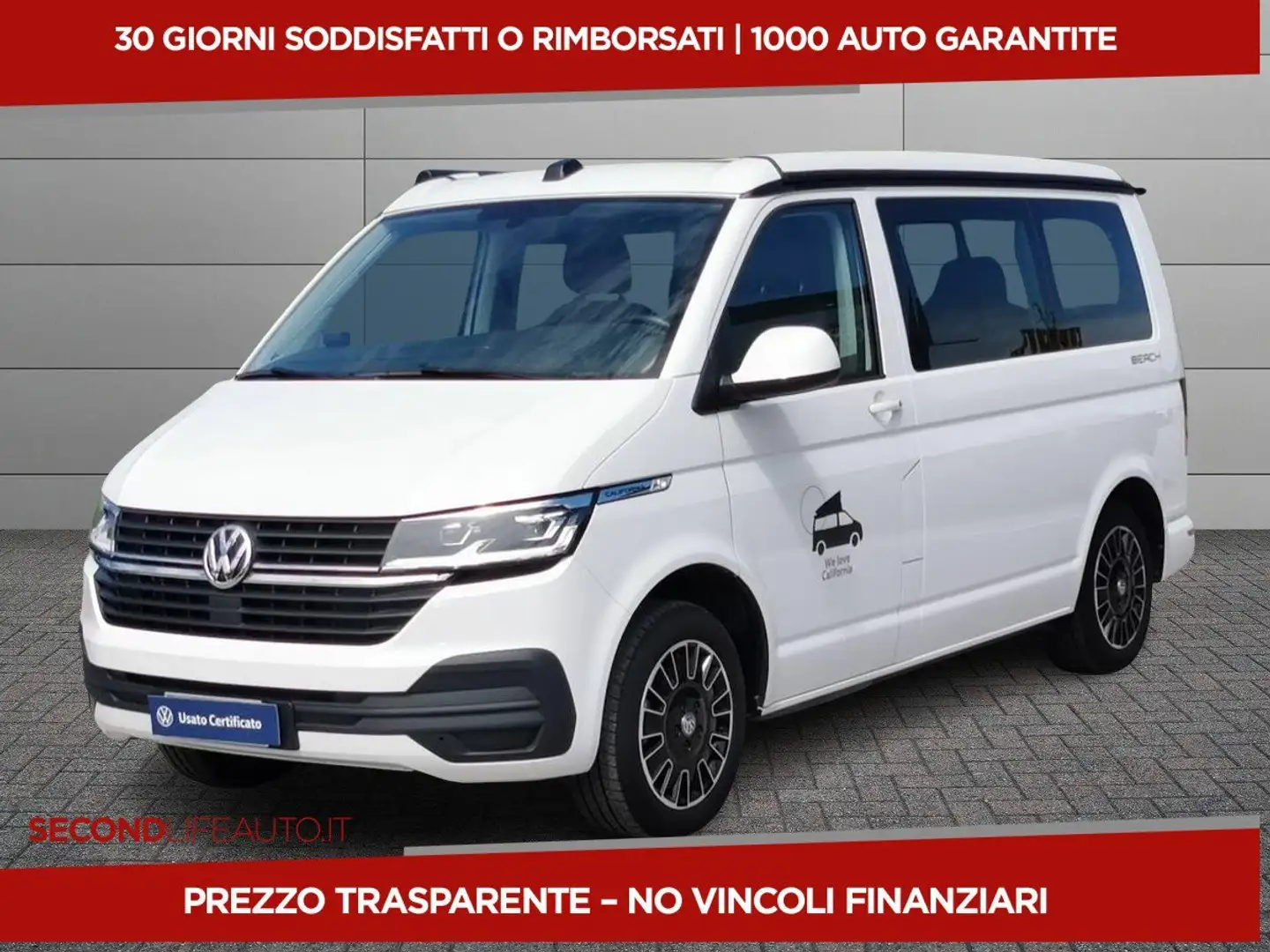 Volkswagen California 2.0 TDI 150CV DSG Beach Camper Bianco - 1