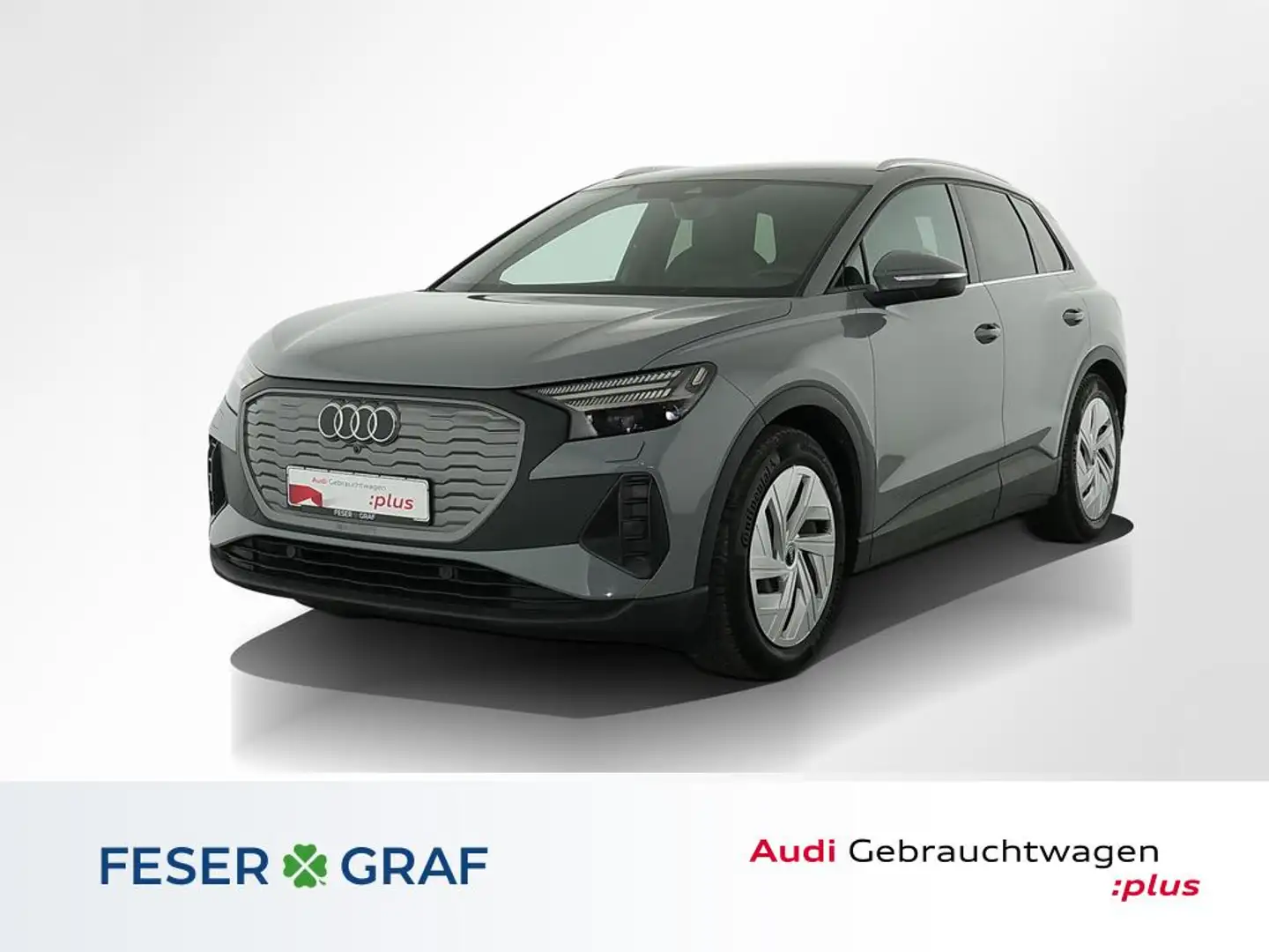 Audi Q4 e-tron 40 e-tron S Line Int Matrix,Leder,SmartphonePaket Šedá - 1