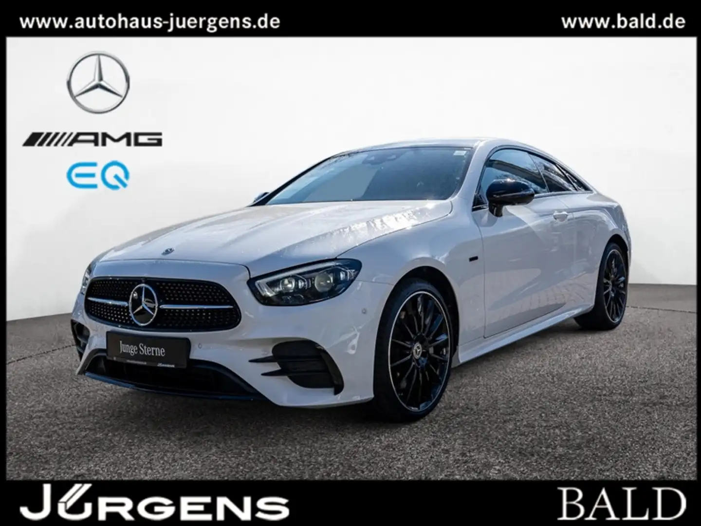 Mercedes-Benz E 450 4M Coupé AMG-Sport/Pano/Burm/HUD/Night/20" Blanc - 2