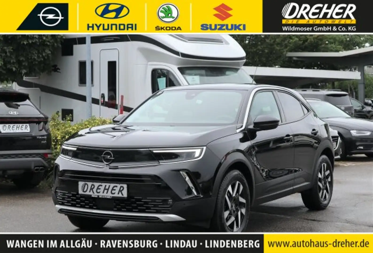 Opel Mokka Mokka 1.2 Turbo Elegance Navi/Klima/LED/Sitzhzg. Schwarz - 1