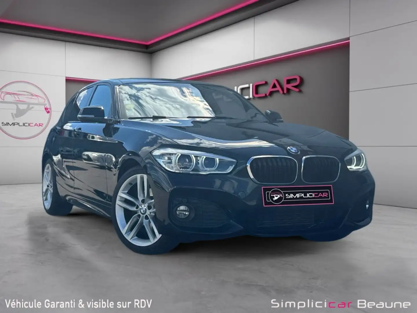 BMW 120 SERIE F20 LCI2 120d 190 ch BVA8 M Sport Negro - 1