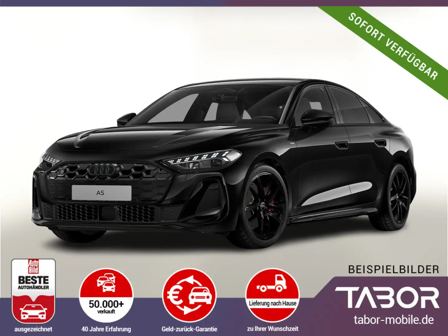 Audi A5 Lim. TFSI 150 2xS line Tech 19Z ExtP PrivG Schwarz - 1