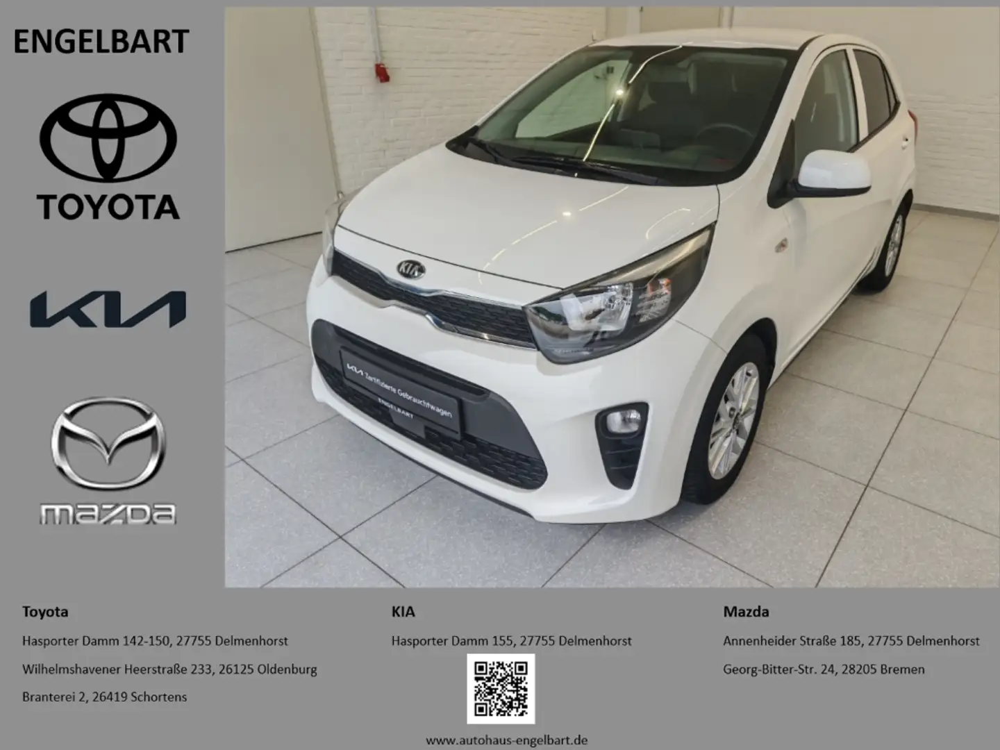 Kia Picanto Dream Team 1.0L Navi-Paket Blanc - 1