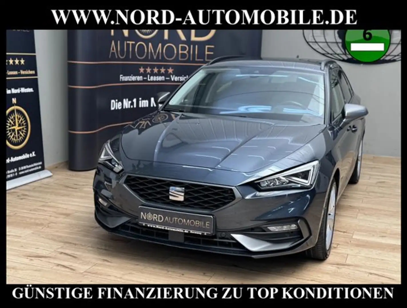 SEAT Leon SP FR-Line 1.4 TSI e-Hybrid DSG SIDE&LANE FR Grau - 1
