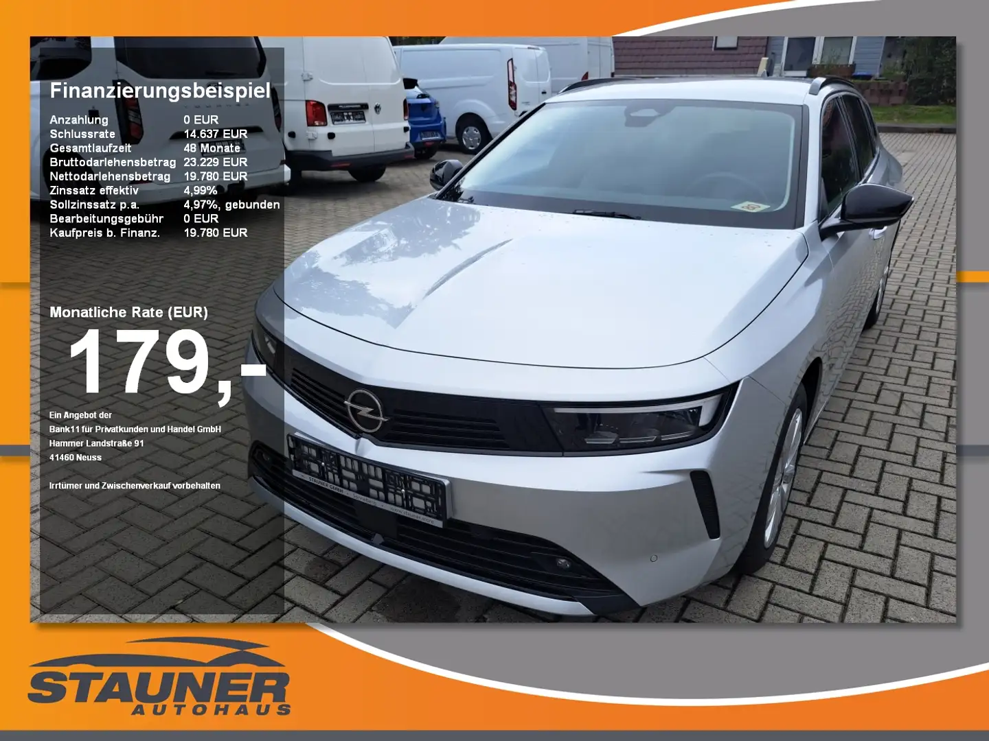 Opel Astra L Sports Tourer 1.2 Turbo Edition LED NAVI SITZH-L Gris - 1