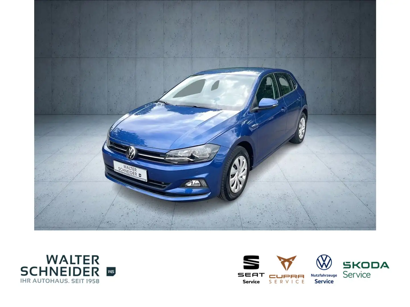 Volkswagen Polo 1.0 TSI DSG Comfortline Einparkhilfe SHZ Kl Blau - 1