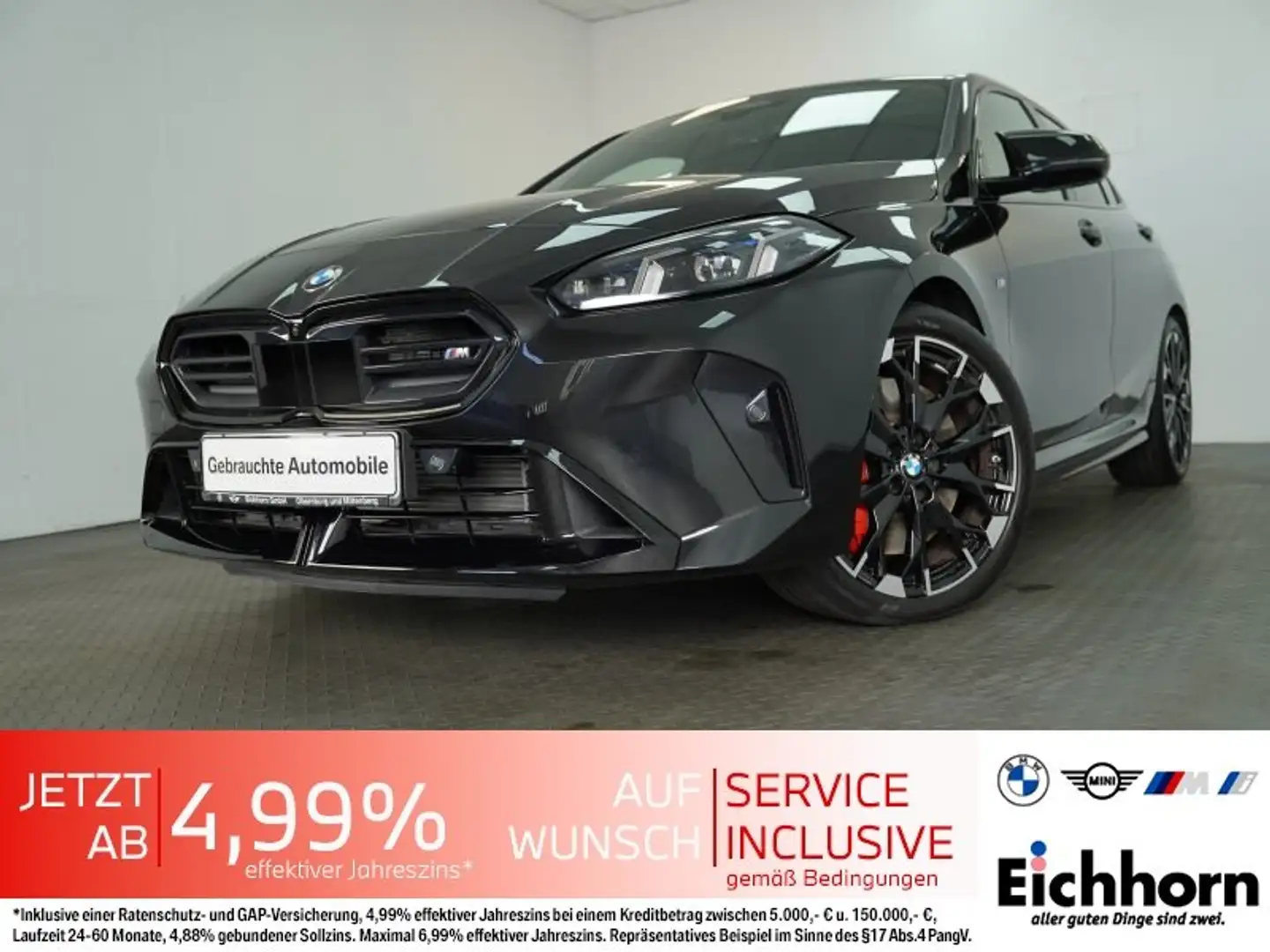 BMW 135 M xDrive M Sport Pro *WENIG KM*PGSD.H&K HiFi* Czarny - 1