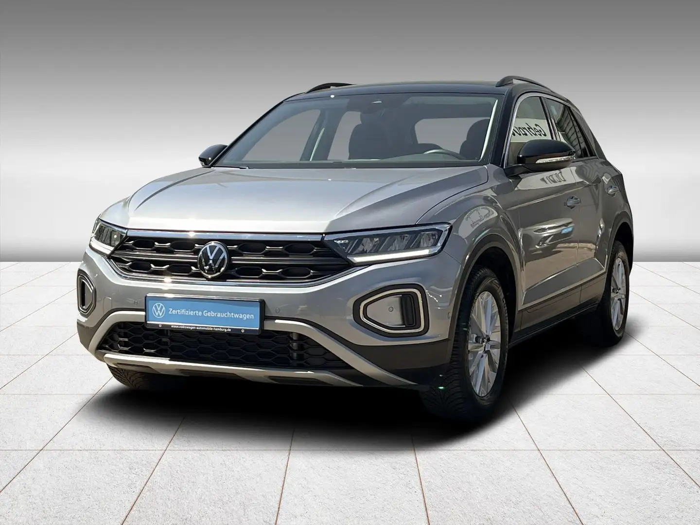 Volkswagen T-Roc 1.0 TSI Life AHK/LED/NAVI/PDC/SITZHZG. Silber - 2