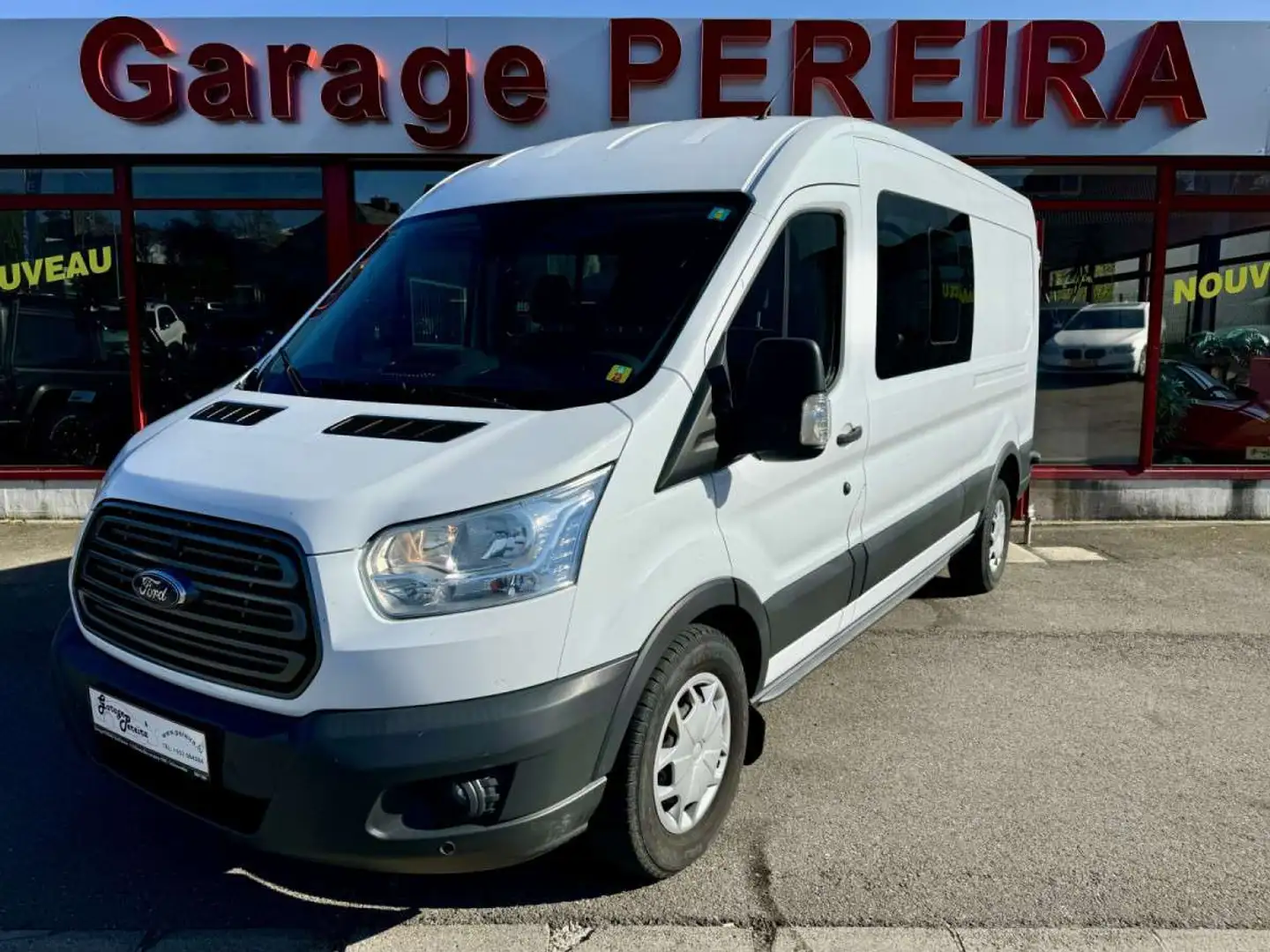 Ford Puma Transit Custom 2.0 TDCi 170 L2H2 DOPPELKABINE 6 SI Blanc - 2
