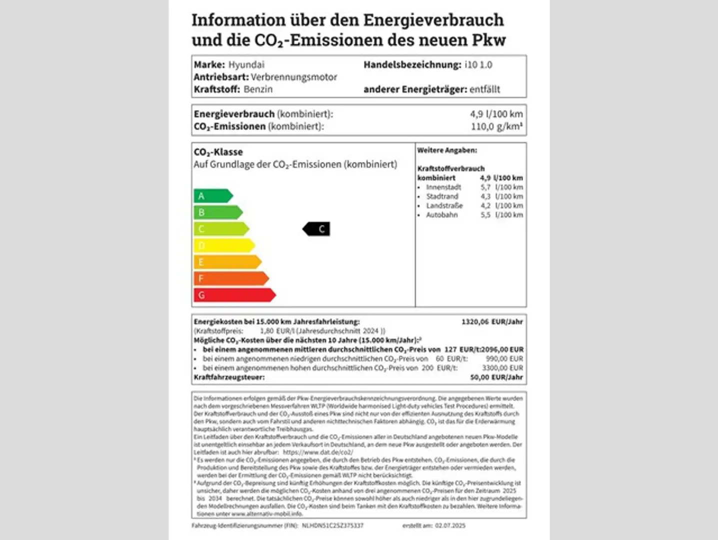 Hyundai i10 1.0 Select NAVI/KAMERA/SHZ Grijs - 2
