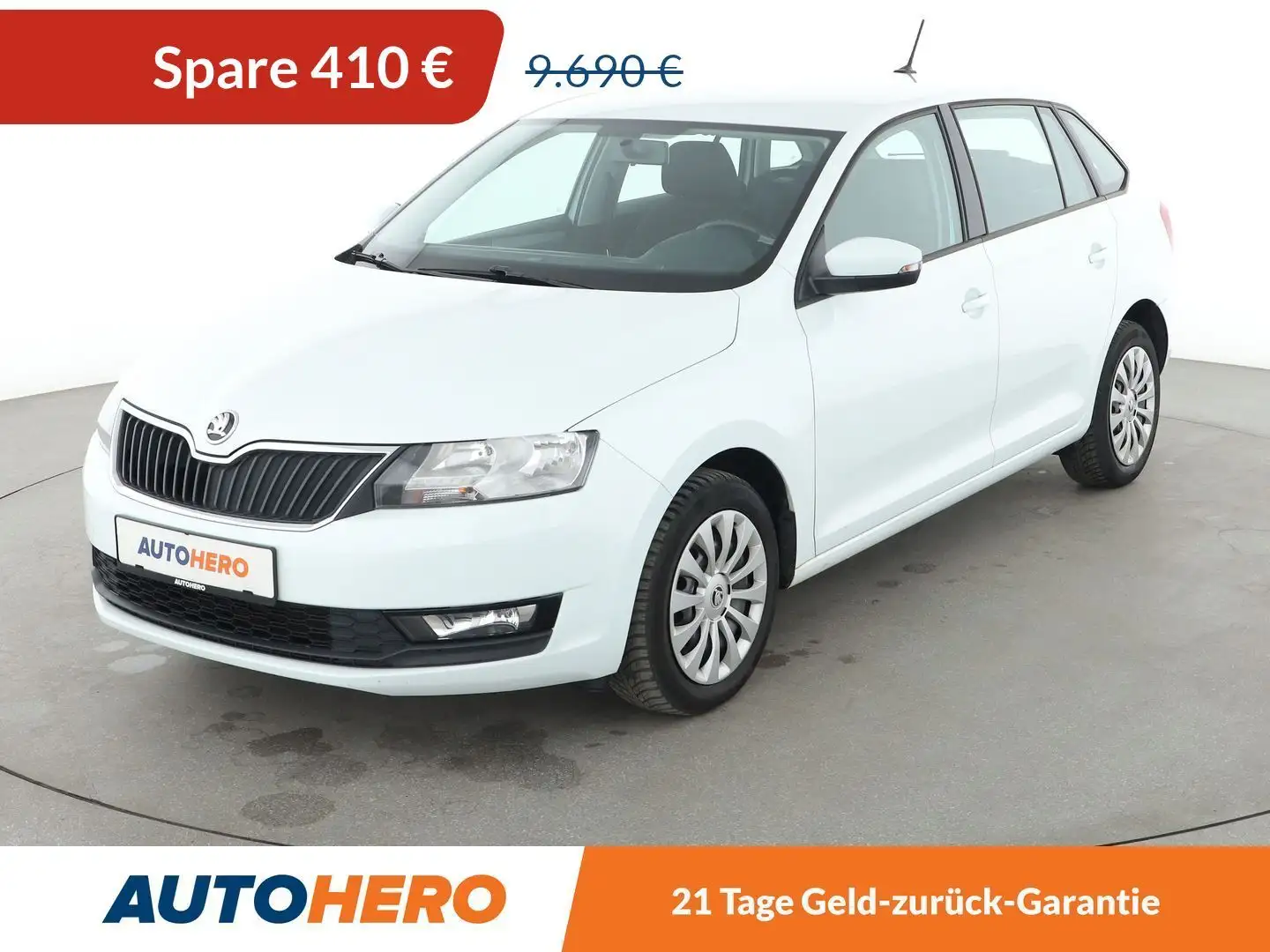 Skoda Rapid/Spaceback 1.0 TSI Ambition*PDC*KLIMA*TEMPO*GARANTIE* Weiß - 1