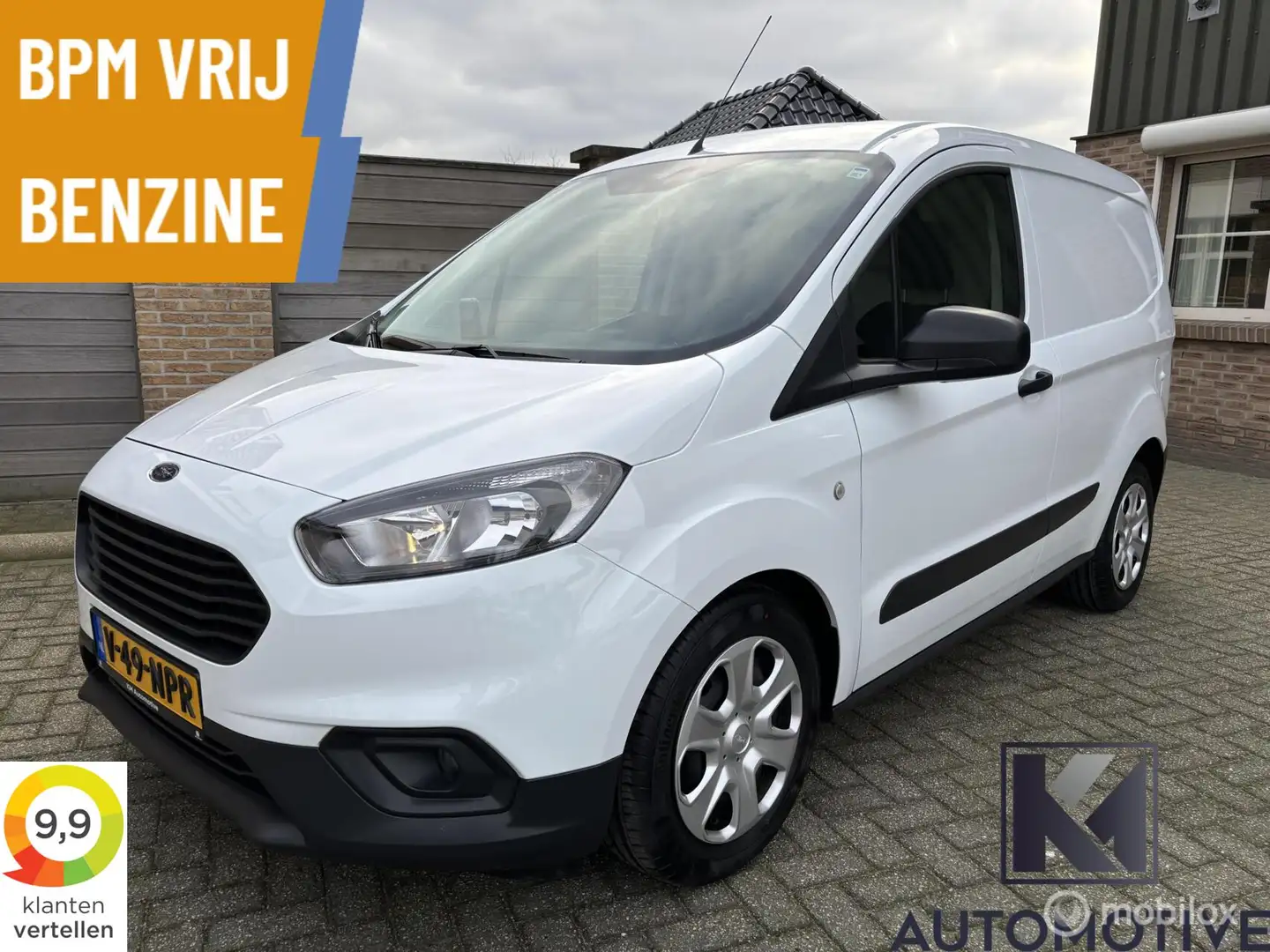 Ford Transit Courier 1.0 EcoBoost|Airco|Dealer ond|BPM Vrij Wit - 1