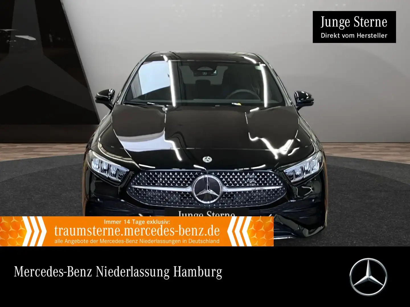Mercedes-Benz A 220 d AMG+360°+LED+STHZG+TOTW+KEYLESS+8G Noir - 1