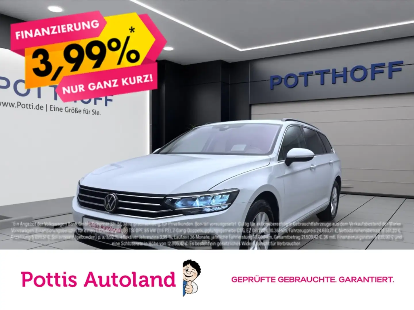 Volkswagen Passat Variant 2.0 TDI DSG BUSINESS KAMERA PDC SITZHZG LED Weiß - 1
