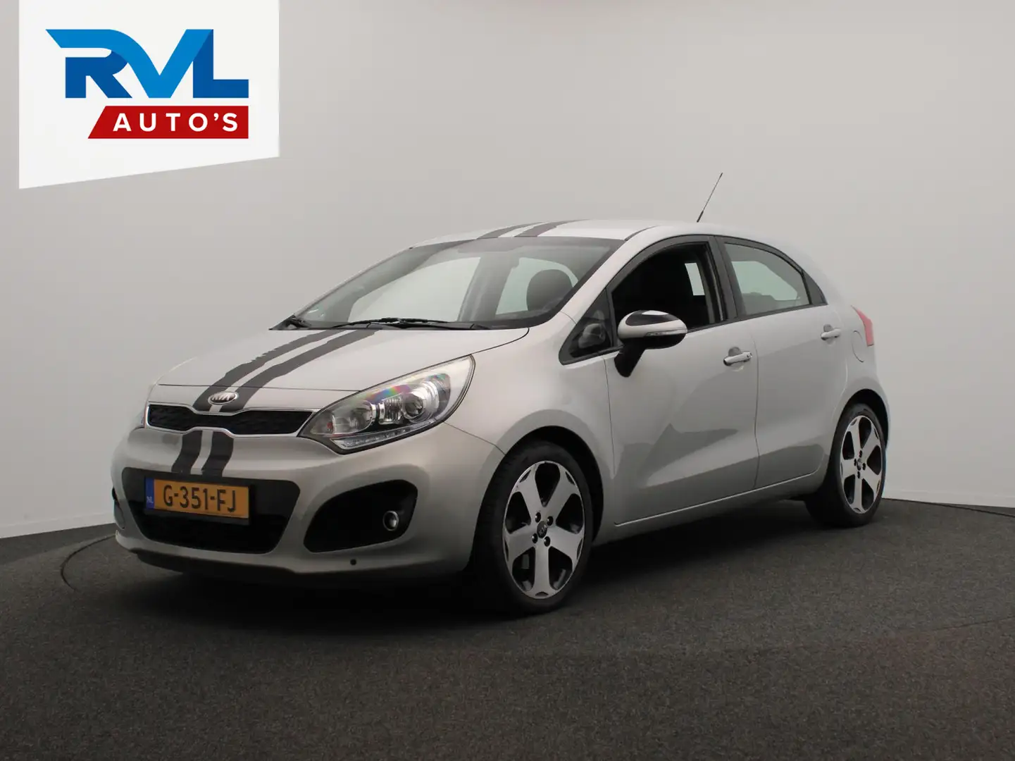 Kia Rio 1.4 CVVT Super Pack Climate/control Telefoon Grijs - 1