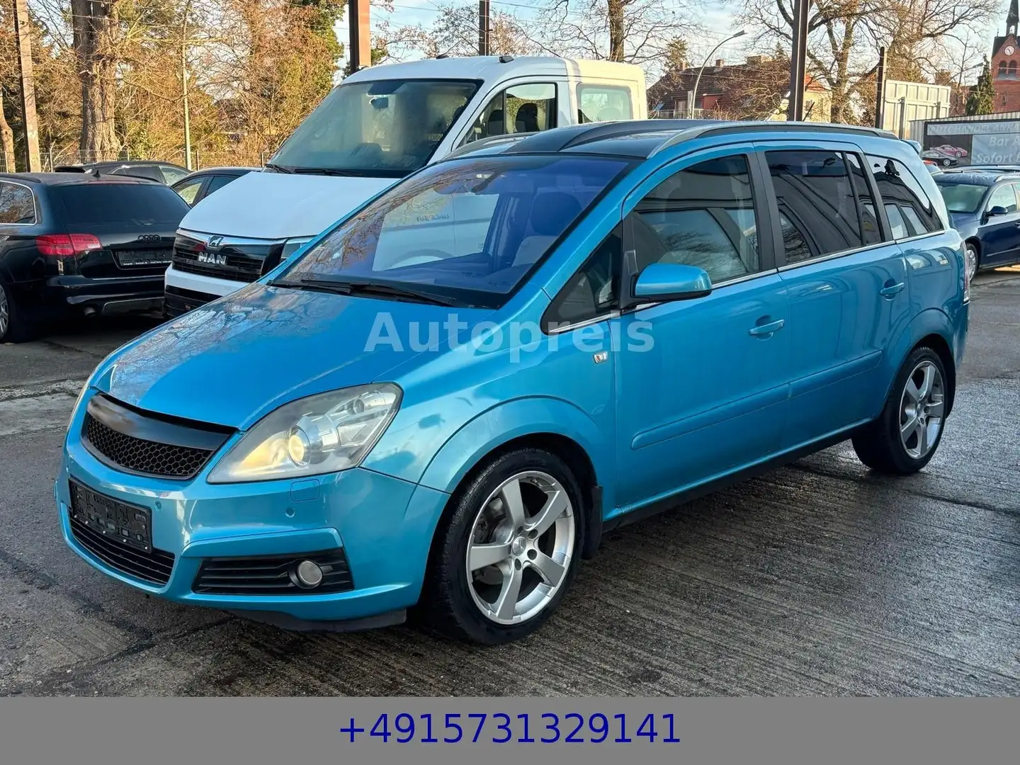 Opel Zafira 1.8 Klima Gasanlage Panorama AHK PDC Xeno Bleu - 1