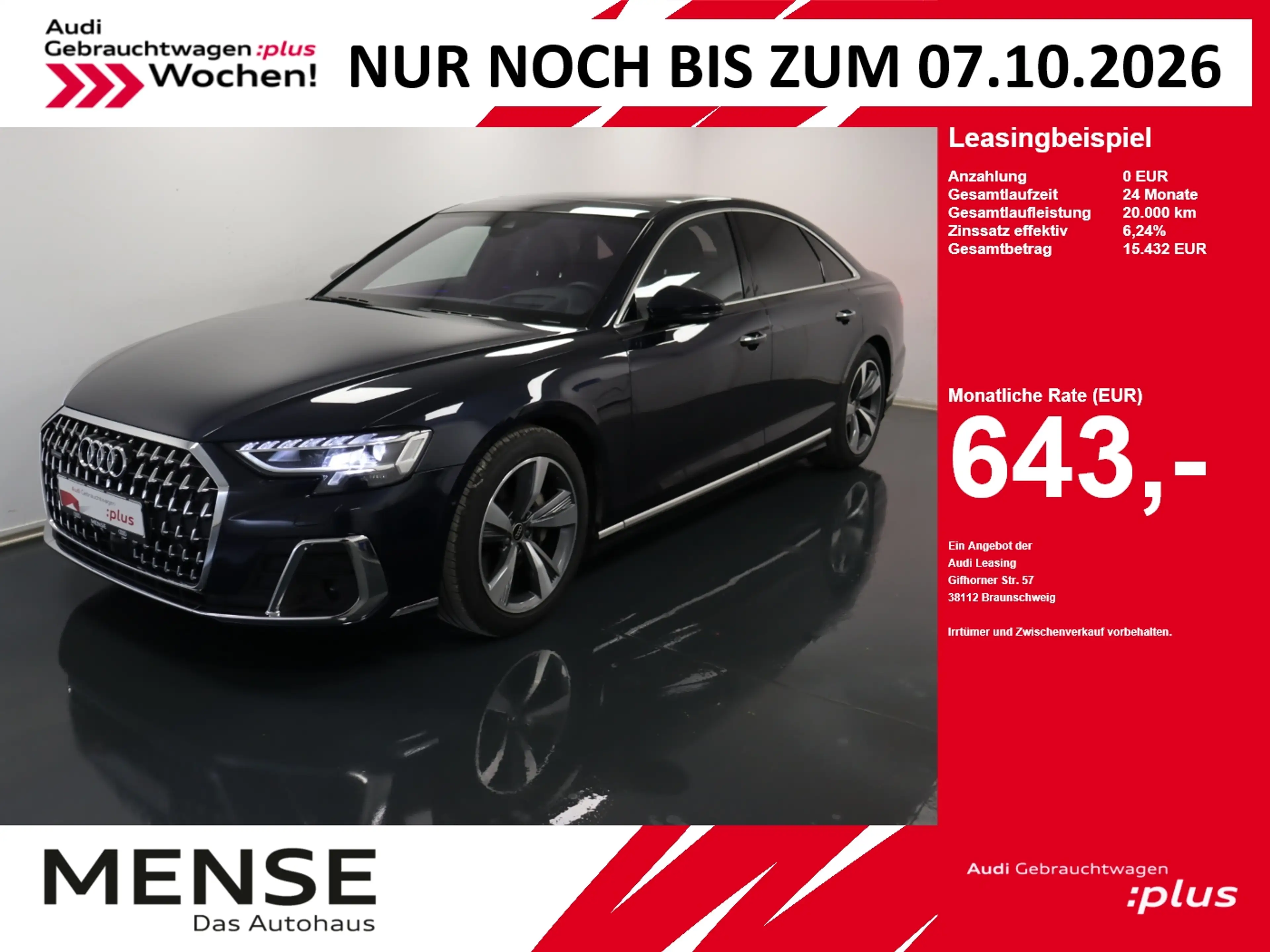 Audi A8 50 TDI quattro |Matrix|Luft|Pano|ACC|STH|HUD