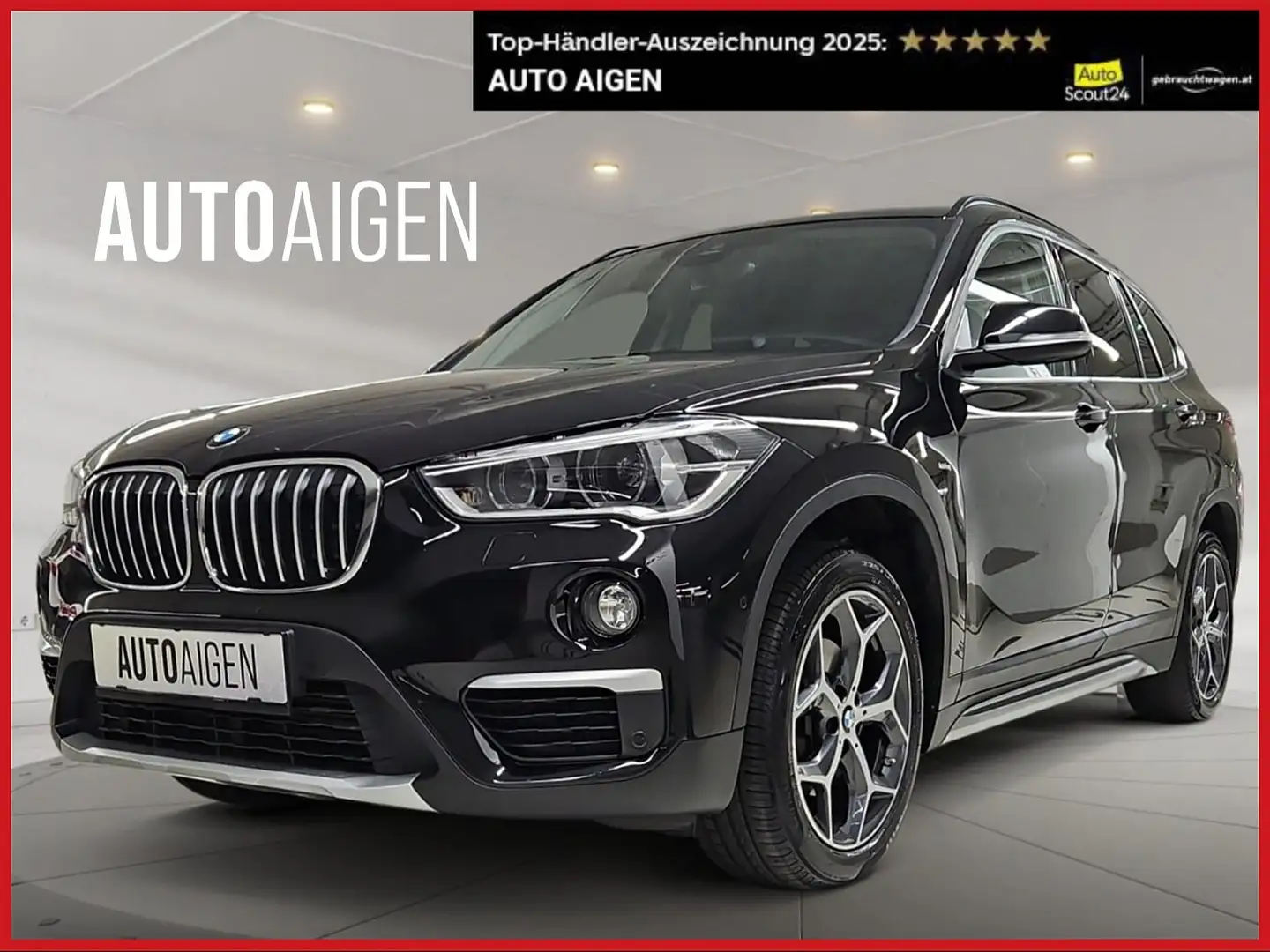 BMW X1 xDrive18d * XLINE * 2. BESITZ * HEAD-UP * KAMERA * Schwarz - 1