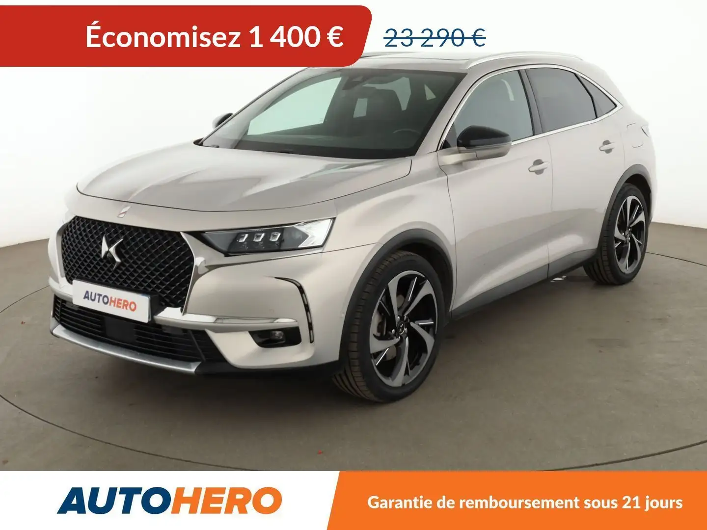 DS Automobiles DS 7 Crossback 1.6 E-Tense 4x4 Grand Chic Automatique Gris - 1