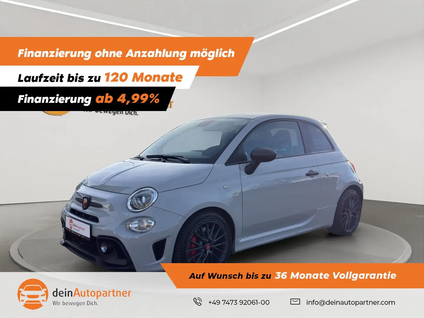 Fiat 500 Abarth 695 BI-XENON/LEDER/KLIMA/PDC/DAB Grau - 1