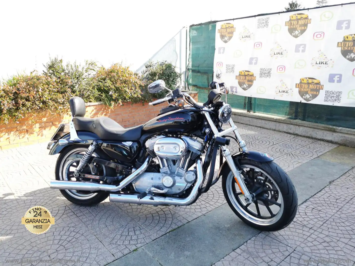 Harley-Davidson Sportster 883 Sportster 883 XL SUPERLOWE RATE AUTO MOTO SCOOTER Nero - 1