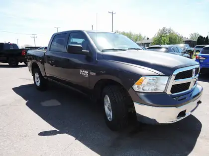 Gray 2023 RAM 1500 Classic SLT Crew Cab 4WD Pickup Truck Four-Wheel Drive Automatic