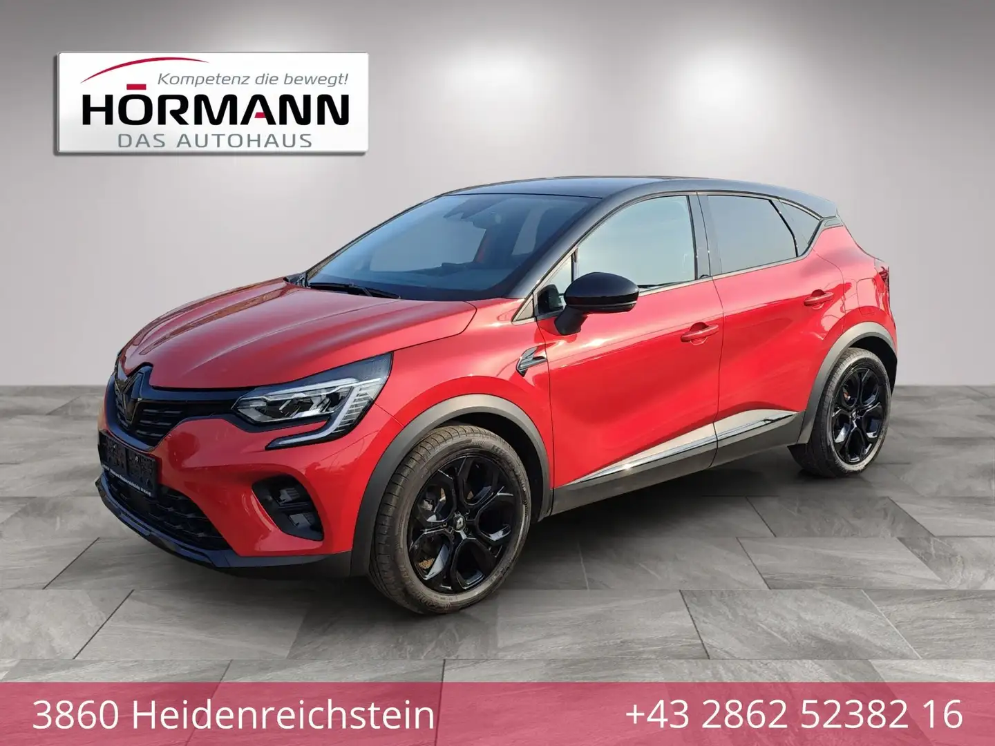 Renault Captur PHEV 160 Rive Gauche Rot - 1