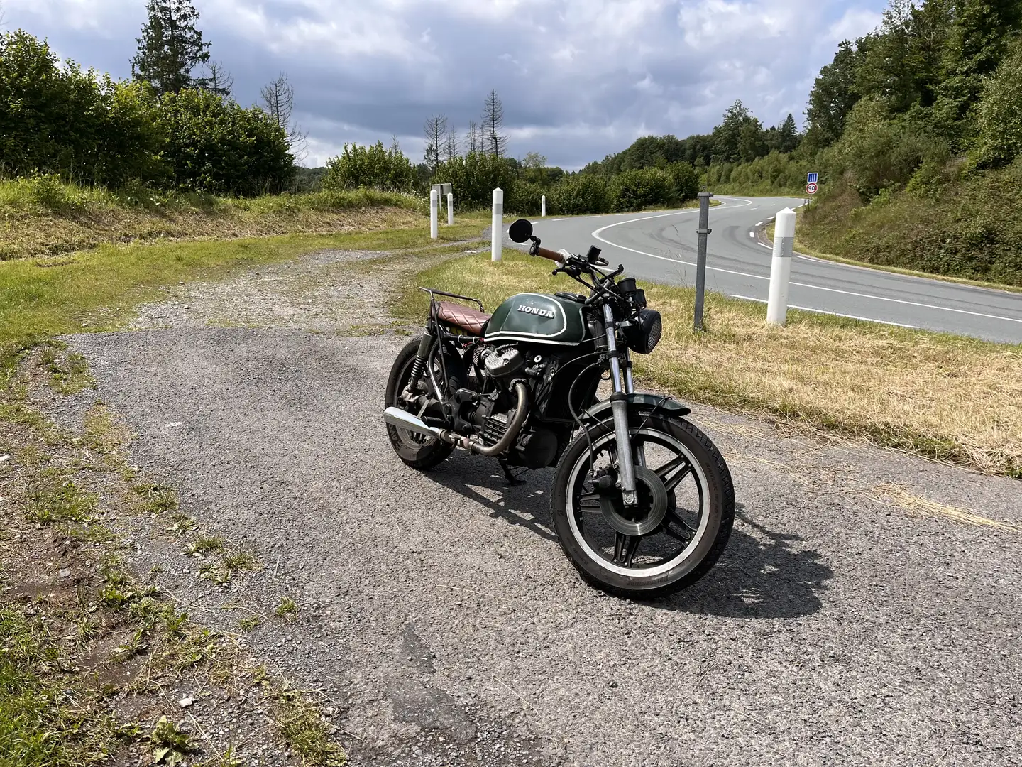 Honda CX 500 Cafe Racer Verde - 1