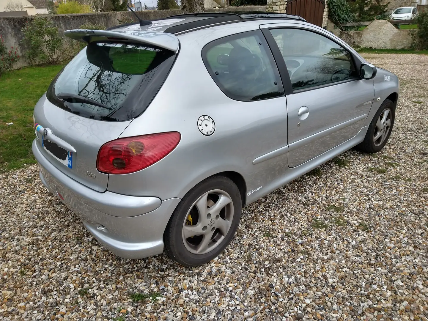 Peugeot 206 206 1.6i 16V Quiksilver Argent - 2
