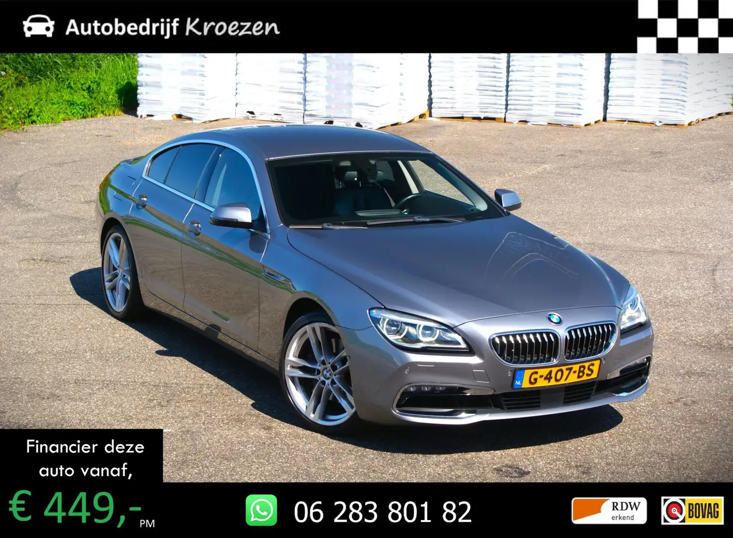 BMW 640 6-serie Gran Coupé 640xi High Executive | Soft Clo Gris - 1