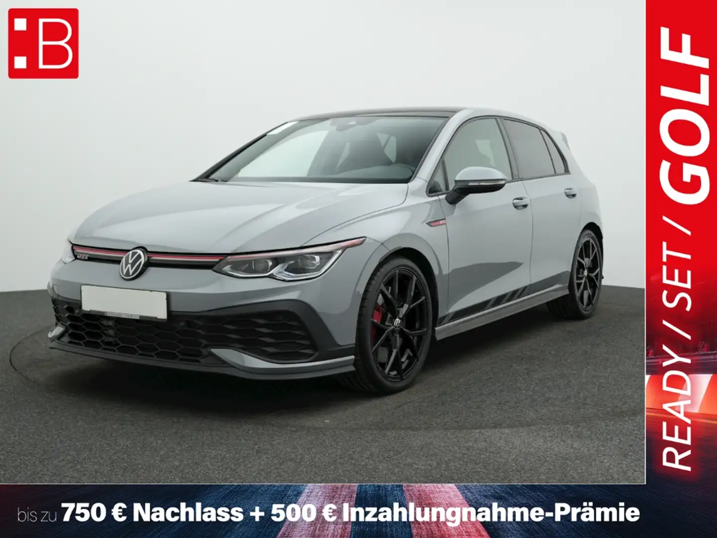 Volkswagen Golf GTI 8 2.0 TSI DSG Clubsport PANO NAVI PRO KESSY 19 EST Сірий - 1